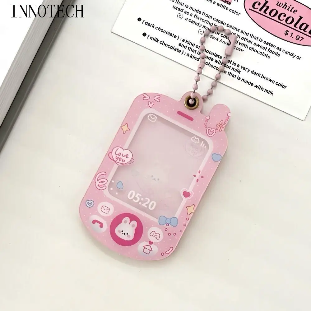 

PVC Kpop Photocard Holder Dog Cartoon Idol Card Display Protector Personality Decoration Access Card Protective Case Gift