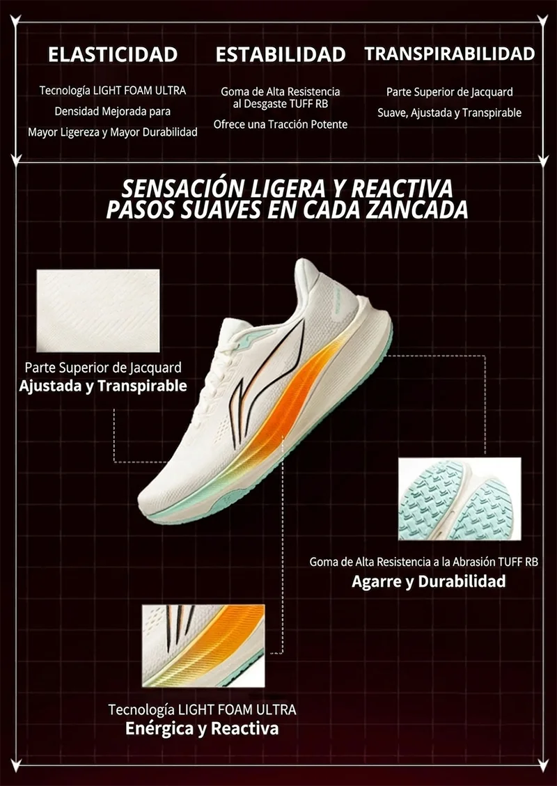 Zapatillas de running Li-Ning Red Hare 9 para hombre Zapatillas de running Li-Ning Red Hare 9 para hombre
