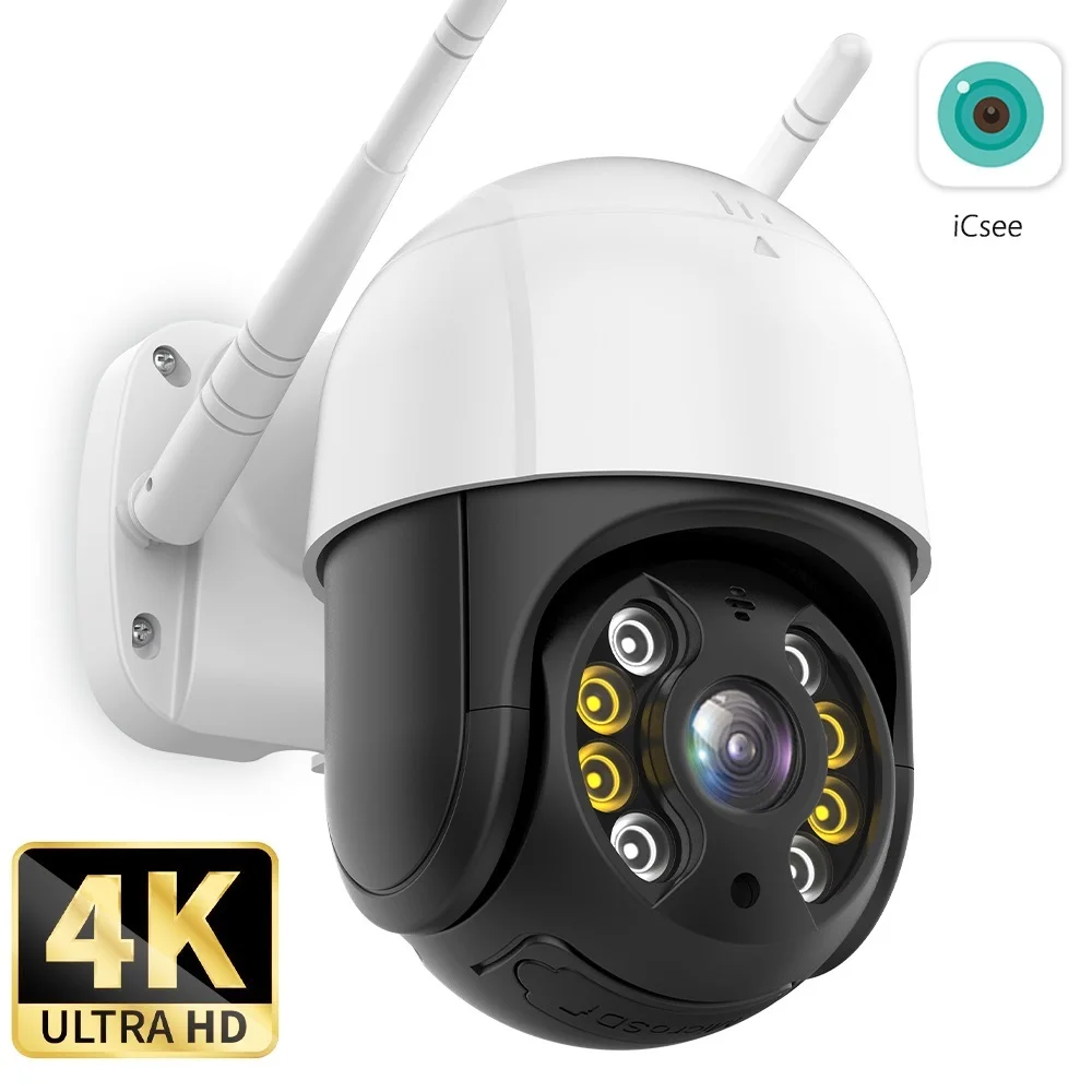 New 8MP Wifi IP Camera 5MP HD Outdoor PTZ Camera Ai Tracking 3MP 1080P Security CCTV Camera Wireless Video Surveillance iCsee