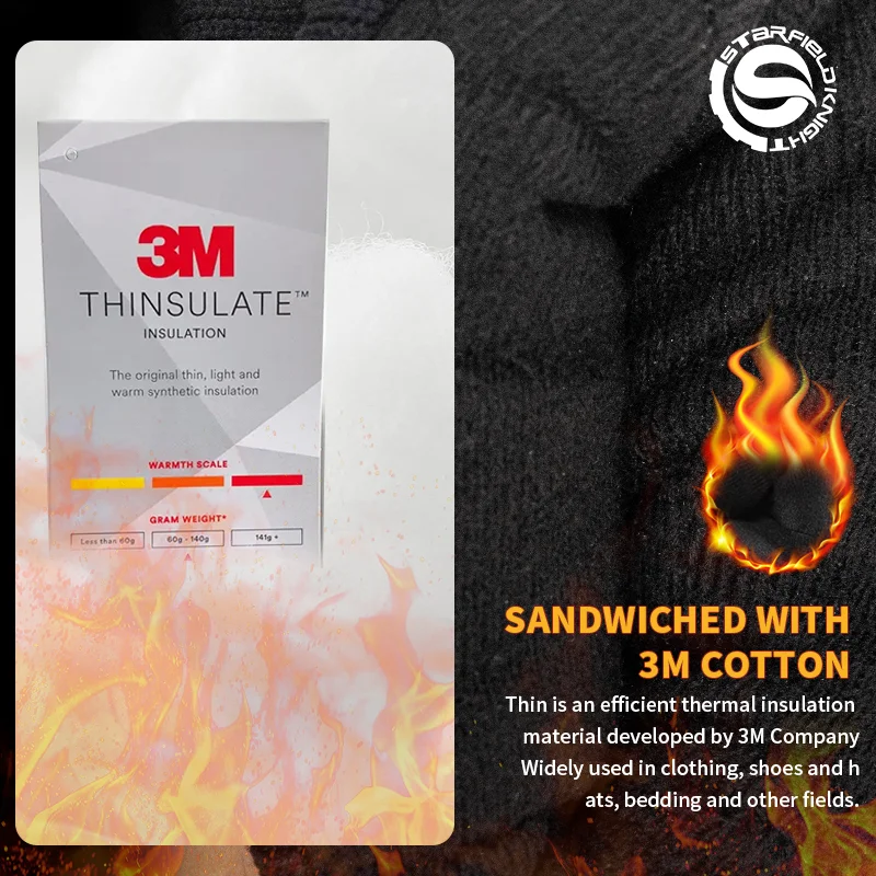 SFK zwart en oranje echt geitenleer motorwinterhandschoenen koolstofvezel waterdicht warm ademend slijtvast Guantes