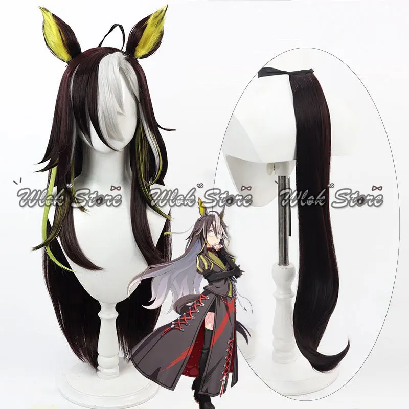 

Anime Umamusume Pretty Derby Dream Journey Cosplay Wig 85cm Long Hair Roleplay Props Ears and Tail For Halloween Party Women