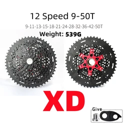 NEW SUNSHINE MTB Bike XD Cassette 12 Speed K7 12V 9-50T Sprocket Mountain Bike Flywheel For SRAM GX EAGLE Bicycle Accessories