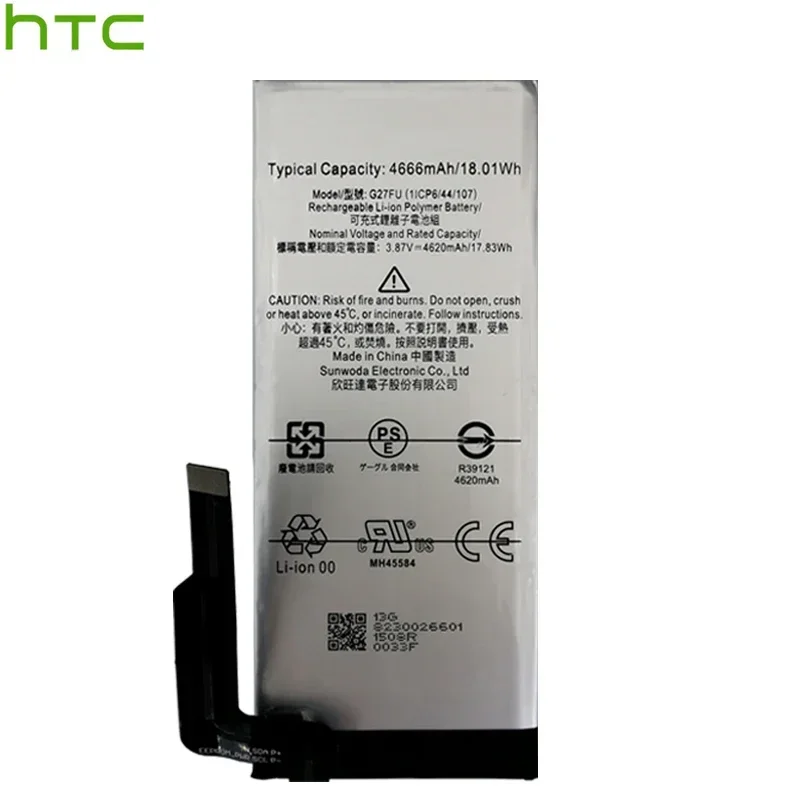 100% Original New High Quality G27FU 4620mAh Phone Replacement Battery For HTC Google Pixel 5A Batteries Bateria Fast Shipping