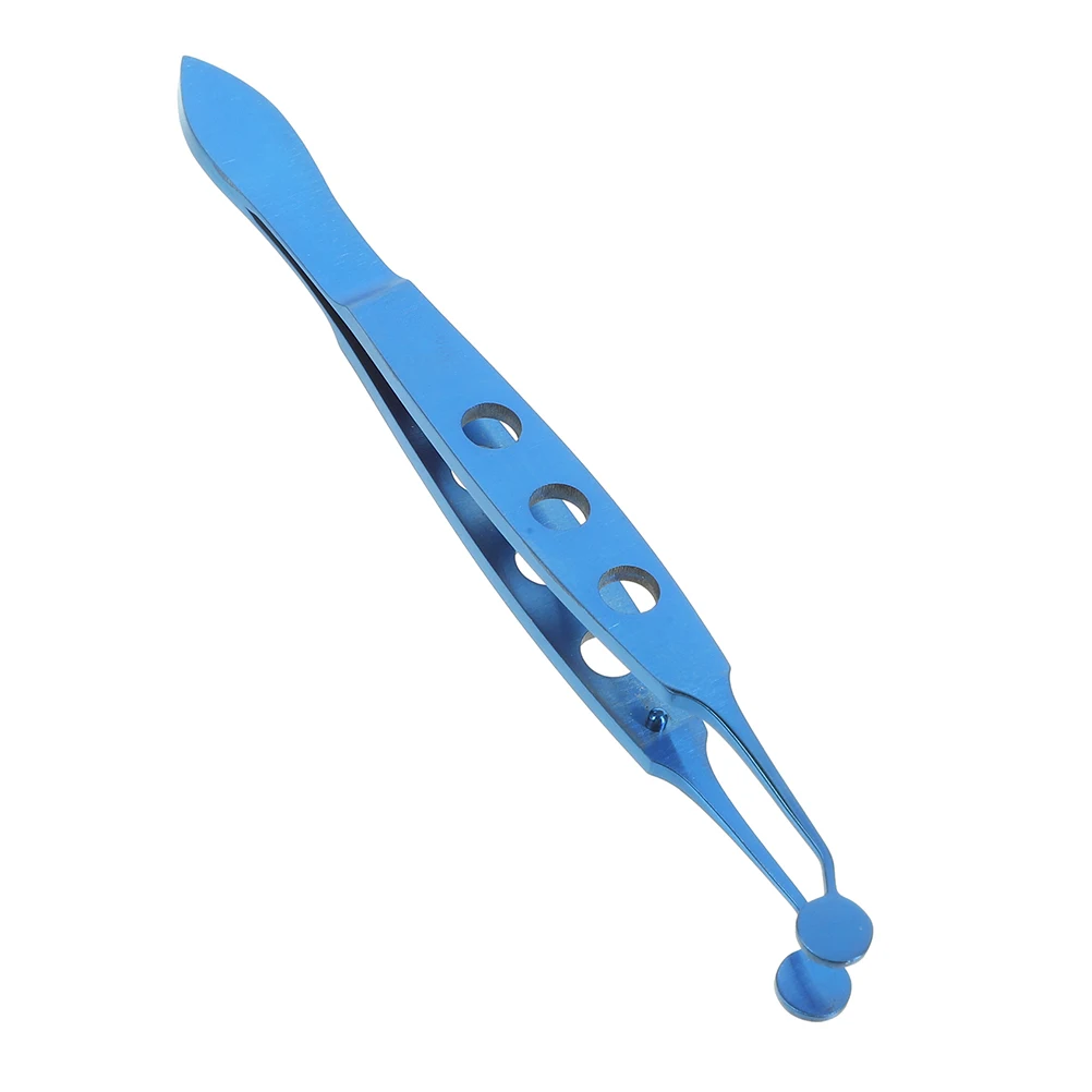 

Titanium Alloy Eyelid Tweezers 3x3 Round Head Meibomian Gland Expressor Metal Forceps Women Beauty Tool Eyelash