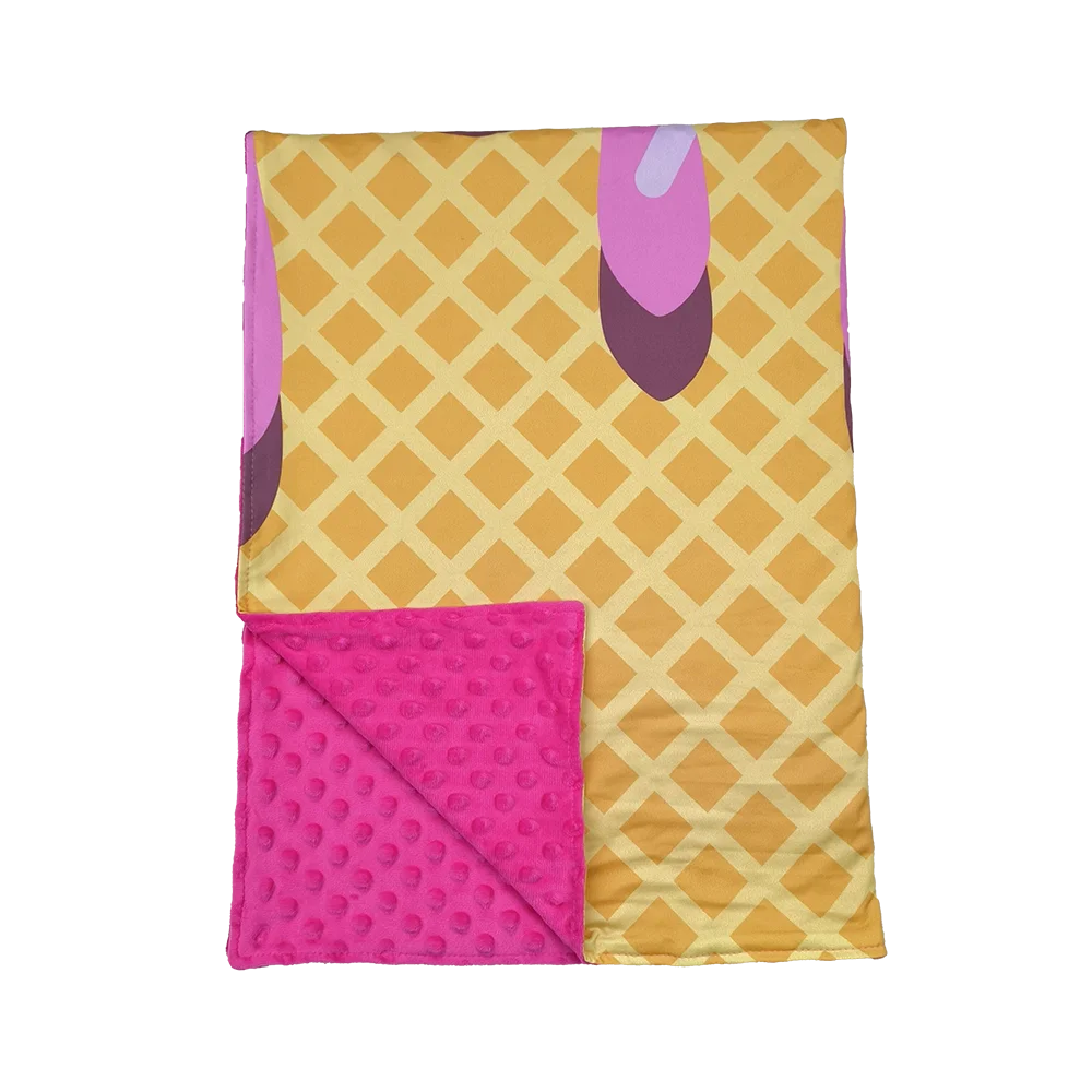 

BL0201 Baby Blankets baby blanket ice-cream baby minky blanket 29*43 inches