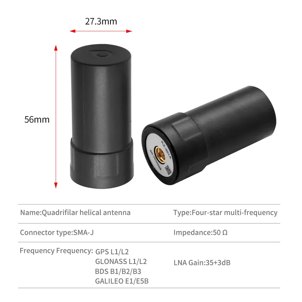 High Precision RTK GNSS GPS Antenna L1 L2 L5 GLONASS BDS Galileo Signal Booster for Helix Positioning UAV Unmanned Vehicle Ship