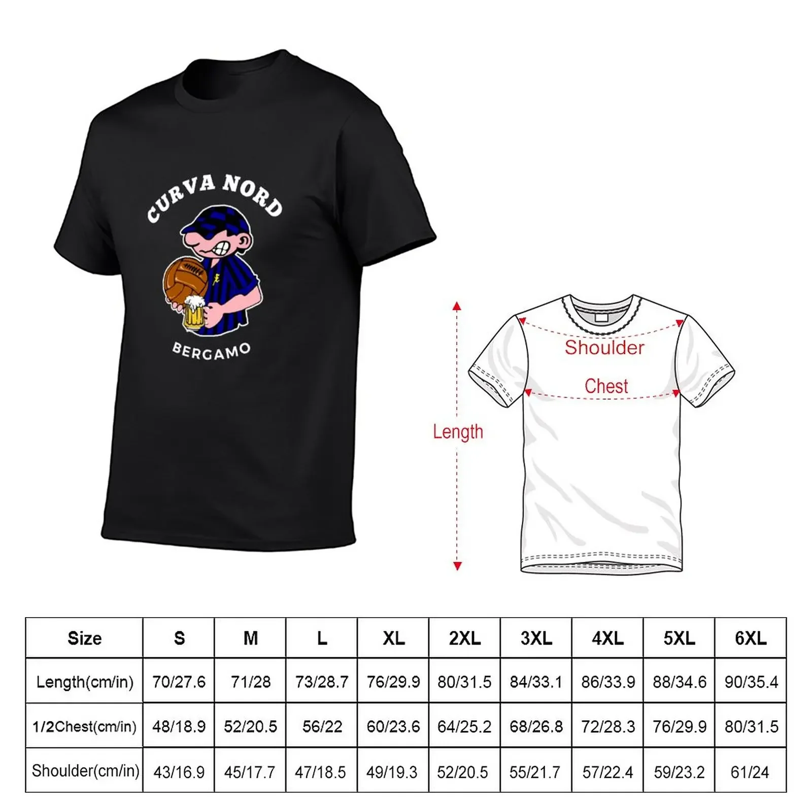 2024 NEW Curva Nord Ultras Atalanta T-Shirt custom t shirts design your own Blouse plain t-shirt fruit of the loom mens t shirts