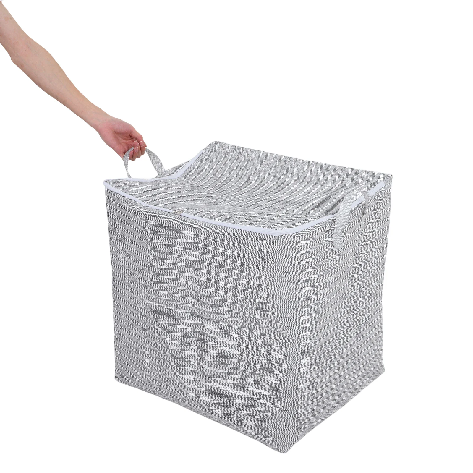 

Large Capacity Clothing Storage Bag 56x45x56cm Non woven Fabric ganizer For Moving Laundry Blanket Quilt Bedding Cloth Container