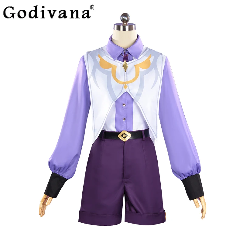 مجموعة ملابس نسائية قصيرة من Railway Cos زي تنكري للعبة الرسوم المتحركة يناسب قميص نسائي بأكمام طويلة وملابس قصيرة للطلاب