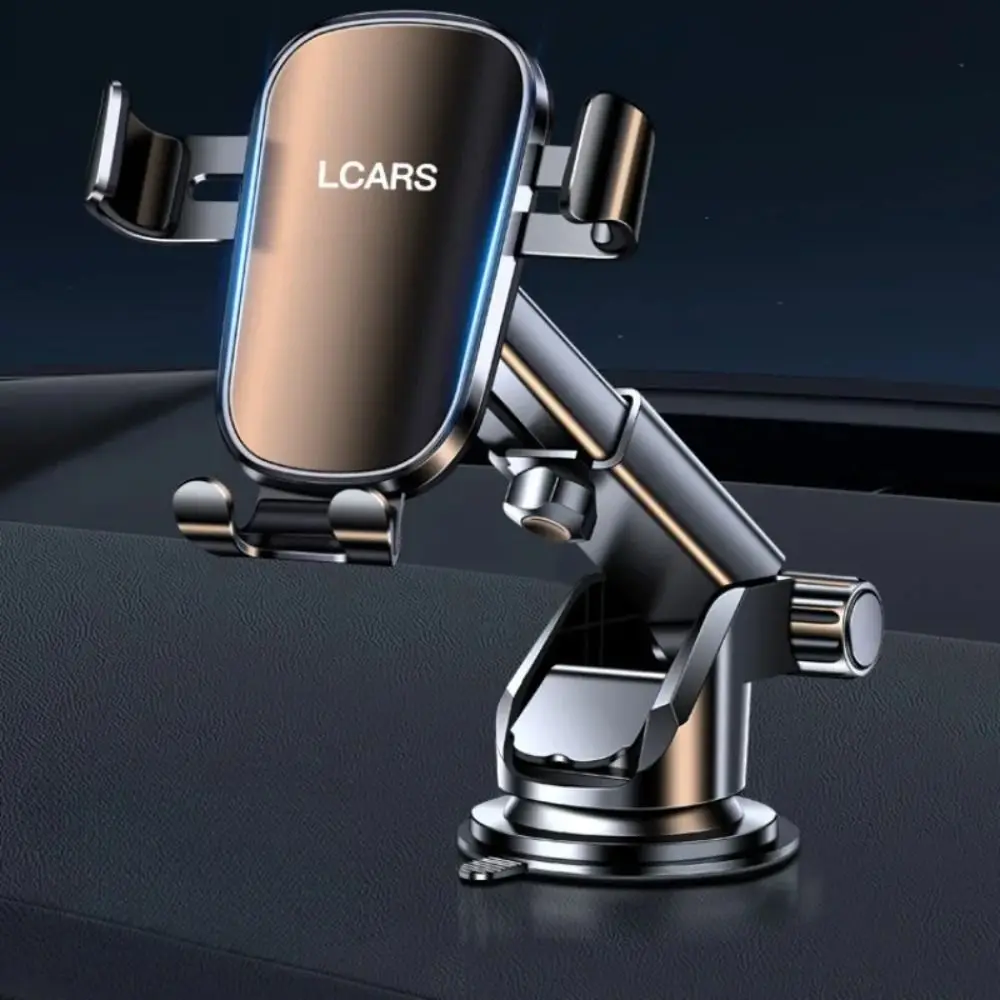 

360 Degree Rotating Car Phone Holder Anti-shake Adjustable Mobile Phone Holder Removable Console Clip Car Navigation Bracket