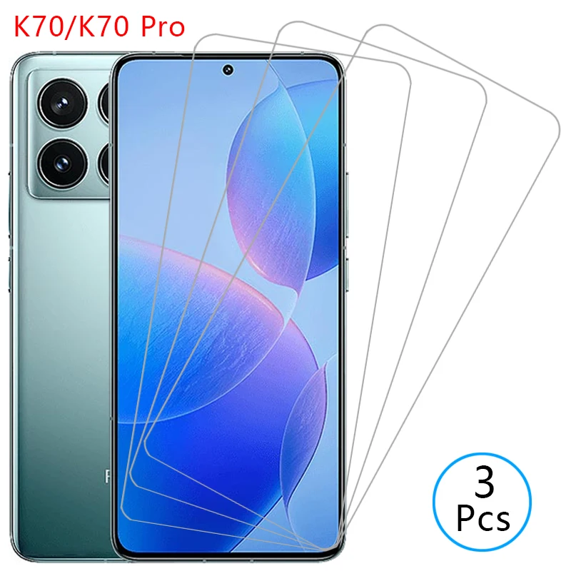 protective tempered glass for xiaomi redmi k70 pro screen protector on redmik70 k 70 70k phone film glas xiomi redme remi readmi