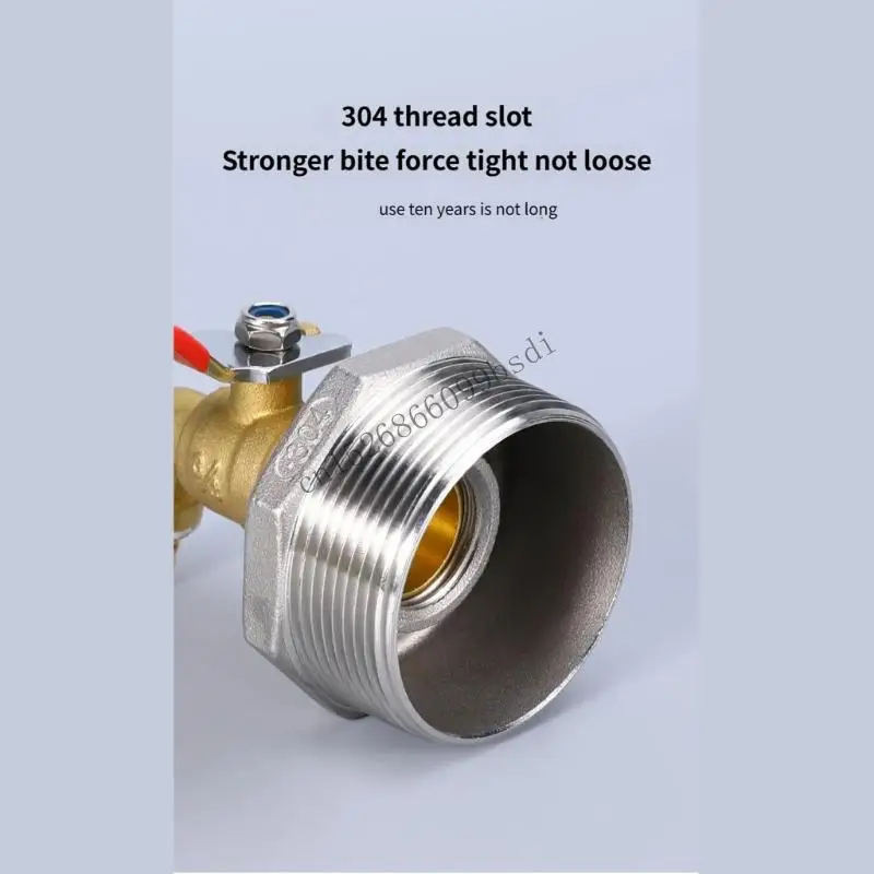 

Brasses Water Faucet Adapter Heavy Type Water Spouts Connector for Tanks and Water Storage Container 11UA