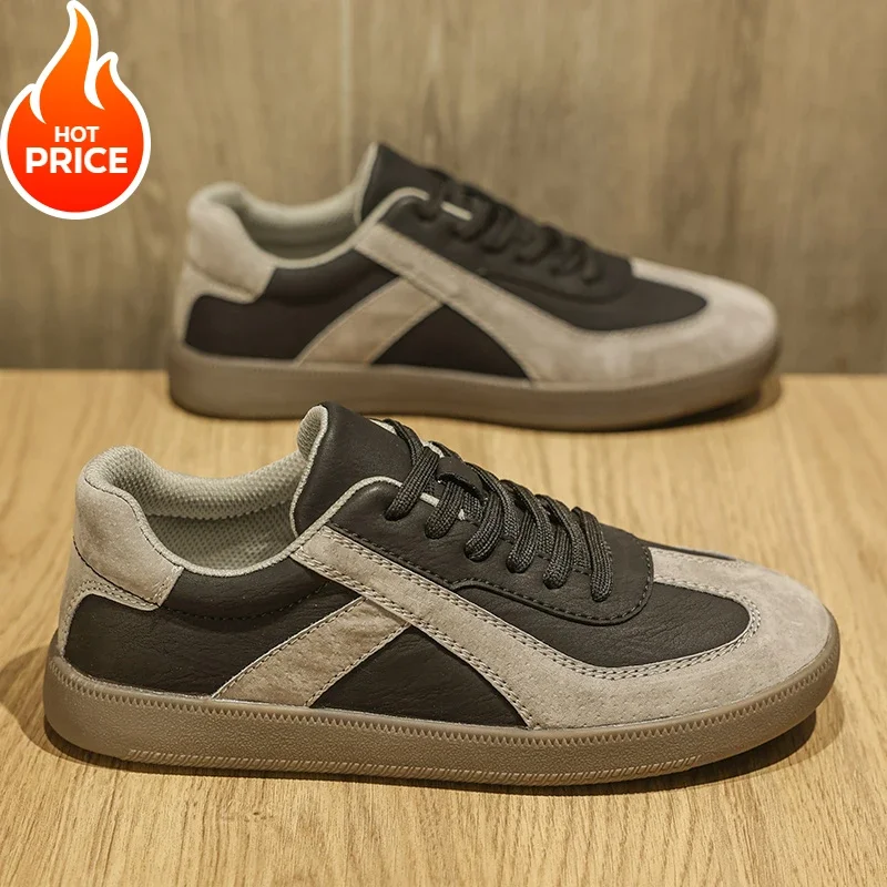 

Shoes Pop Men's Sports 2025 Spring New Leather Men's DE Training Outdoor Everything Flat Casual Sports Casual