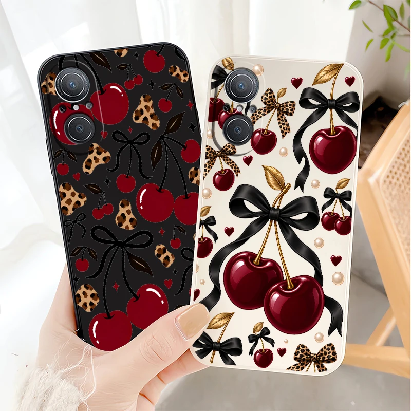 Print Cherry Case For Huawei Y9 Prime Y7 Pro 2019 Y7A Y9S Nova 6 9 SE 8i 5T 3i P20 P30 P40 Lite E P Smart Z Plus Soft TPU covers - view 6