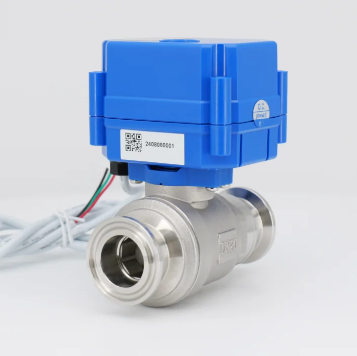 

Industrial 2-Way Motorized Ball Valve, Gas Ball Valve, 304/316L Brass IP67 Low Current 12V 24V 220V AC DC OEM CE