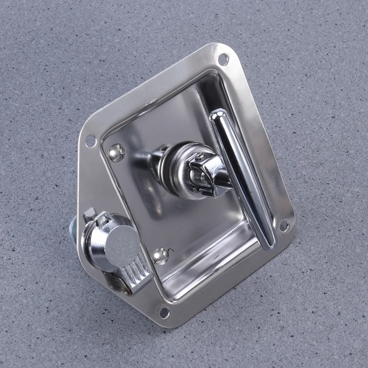 

Stainless Steel T-Handle Lock With 2 Keys Adjustable For 1.2-2 Inch Door Heavy Duty Latch For Truck Tool Box Trailer