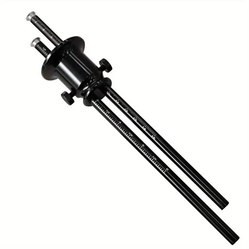 

2026 HOT Parallel Line Drawing Tool Wheel Marking Gauge Tool For Precise Marking Woodworking Marking Scriber Ruler Black