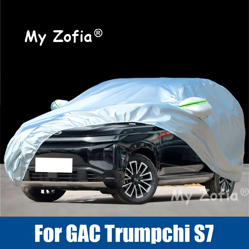

For GAC Trumpchi S7 2025 2026 Full Car Covers Outdoor Sun Anti UV Rain Snow Dust Protection Oxford Cloth Accessories