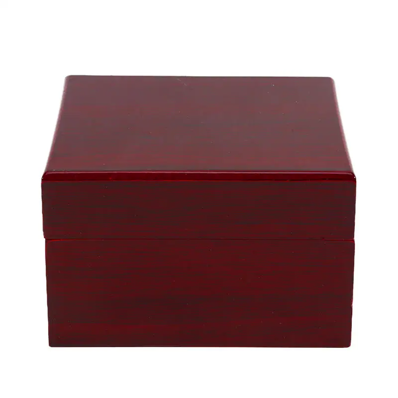 1pc High and Wooden Single Watch Gift Box With Pillow, Wood Wrist Watch Storage Box For Christmas, Birthdays And Anniversary