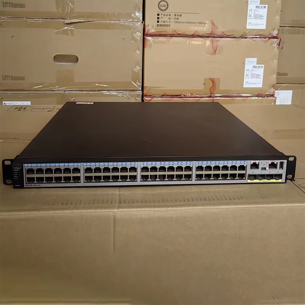S5720-56C-EI 48 port Gigabit Ethernet 4-port SFP+10 Gigabit Ethernet Switch