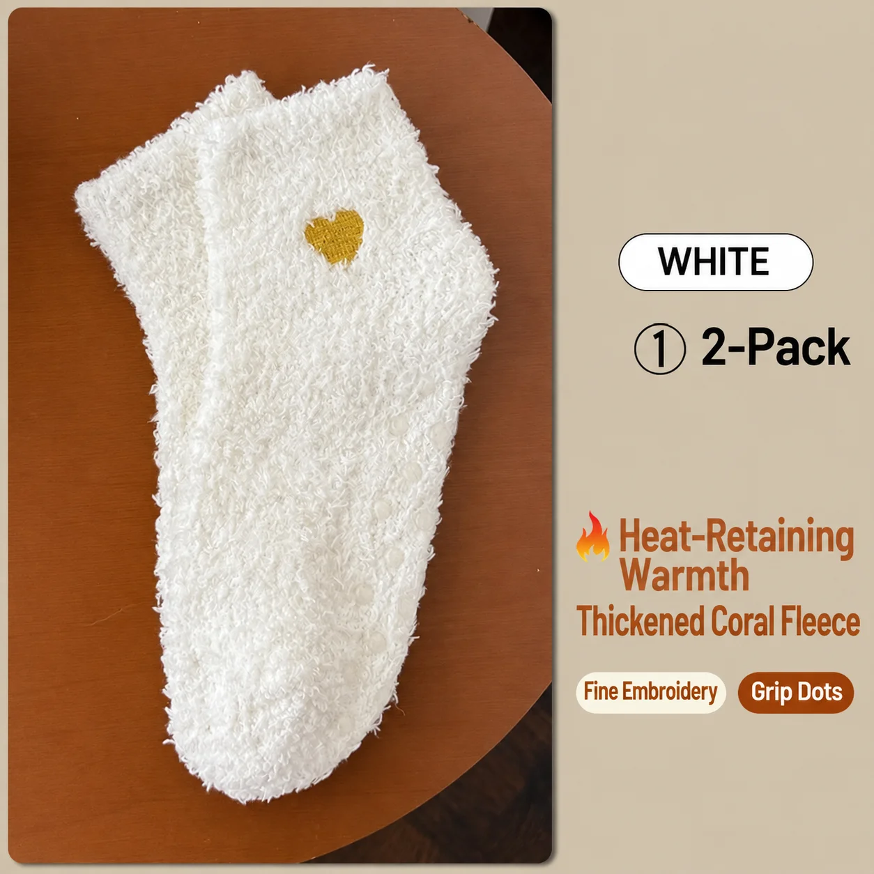 Non-Slip Short Socks Skin-Friendly Autumn Winter Socks Towel Socks Dense For Home Rest Cold Seasons Sleeping