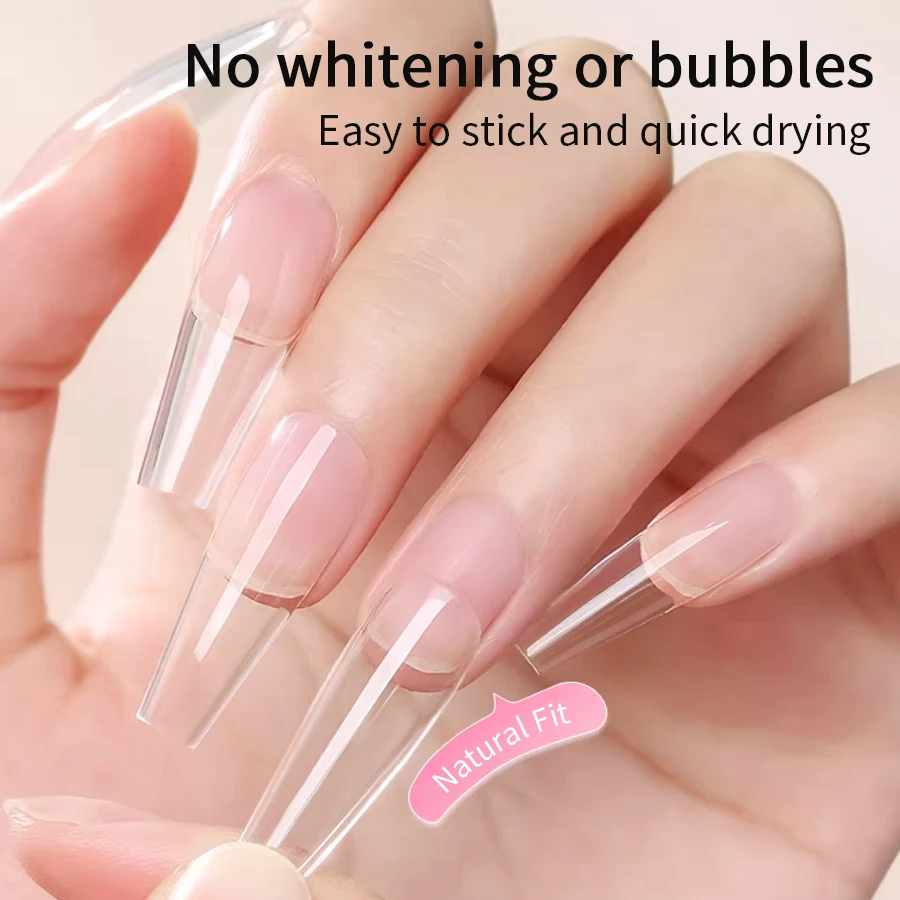 

QNL 12g Super Strong Nail Glue Fast Drying Nail Adhesive For False Nail Tips Press On Nails For Salon Home DIY Manicure