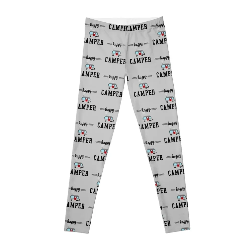 

Happy Camper Leggings Leginsy push up Pants sport Womens Leggings