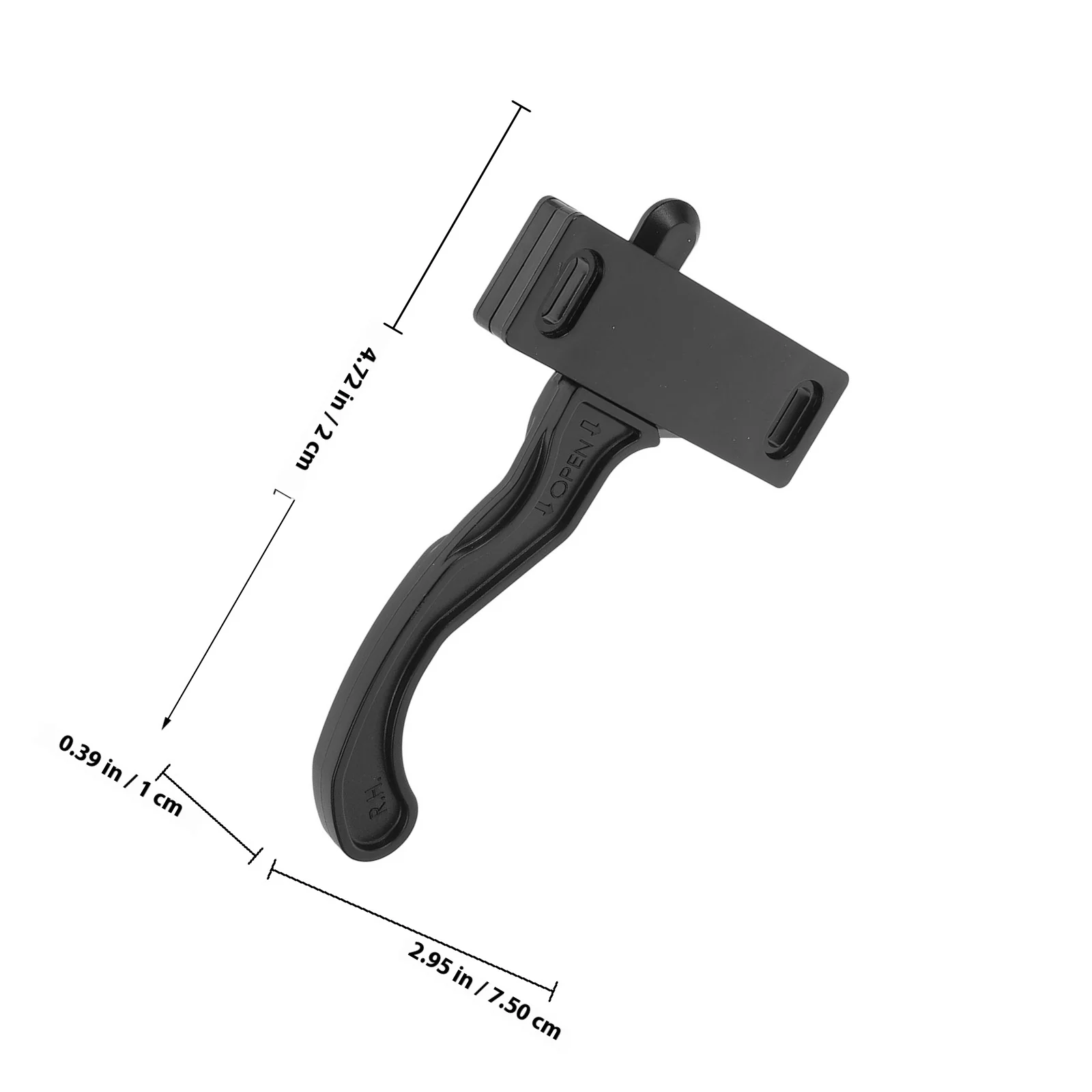 Rv Door Latch Kit Robust Design Rust Proof Material Secure Closure Easy Mounting for Screen Door Camper Trailer Grip Handle