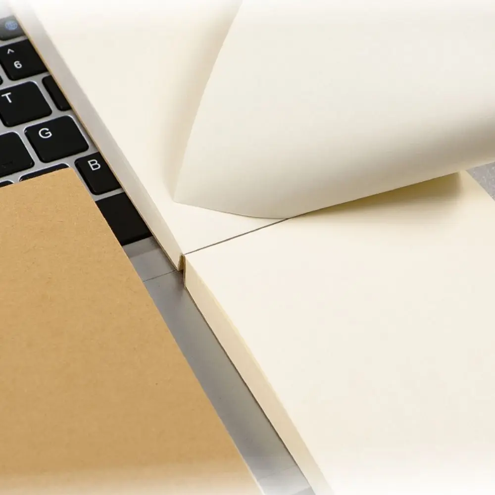 A6 Blank Draft Notebook 252Sheets Easy to Tear off Writing Notepad Message Paper School Supply Painting Sketchbook Office