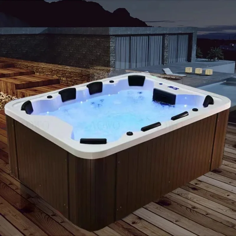 جودة عالية فاخرة 5 أشخاص في الهواء الطلق كبير دوامة حمام تدليك الاكريليك حوض الاستحمام الطائرات سبا بركة حوض استحمام ساخن للمصنع