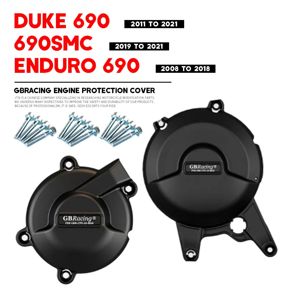 

GB Racing Engine Protect Cover For 690DUKE 690 SMC Enduro 2011-2021 Motorcycle Alternator Clutch Protection Cover Accessories