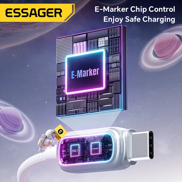 Essager 240W USB C to USB C Cable