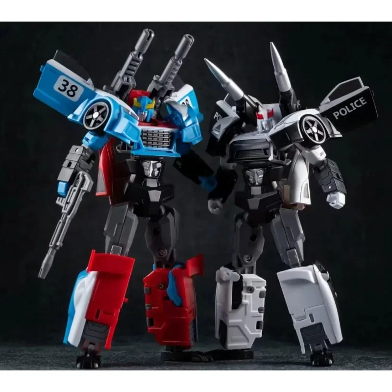 In Stock Transformation 2Pcs/Set TT HF01 HF-01 Smokescreen Prowl Red Speed White Patrol Action Figure Toy Gift