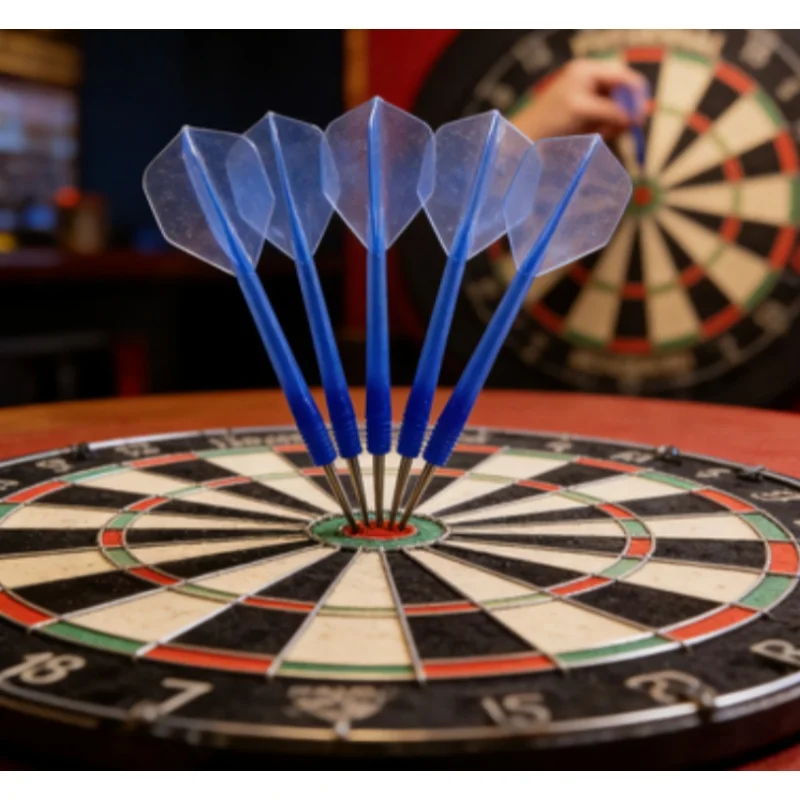 

3PCS 2BA Tooth Dart Wing Set Transparent Dart Tail One-Piece Durable Fall Resistance Blade Darts Plastic Entertainment Toys