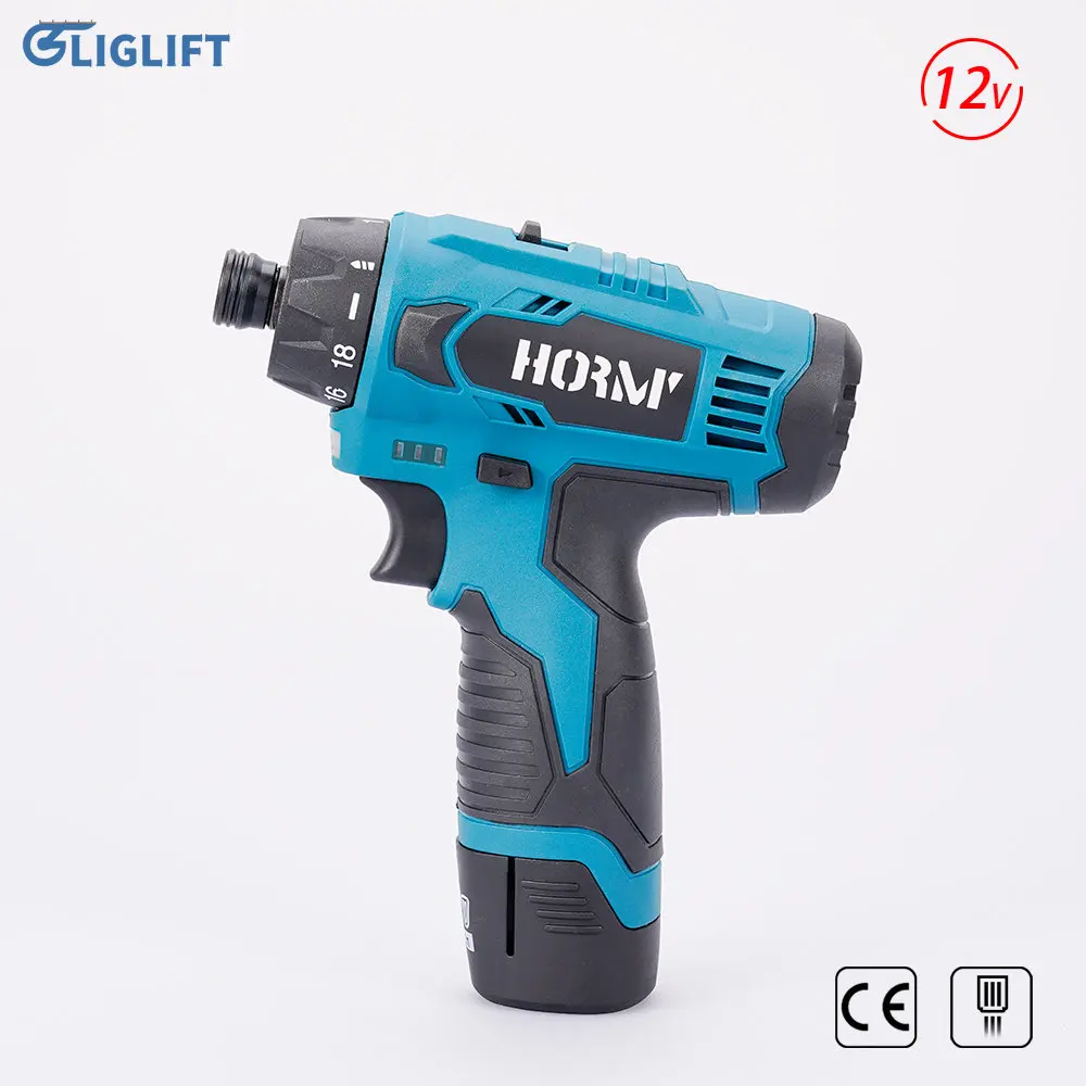 12V Cordless Impact Electric Drill Hammer Screwdriver Two Speed Mini Wireless Hand Driver Wrench Power Tool For Bosch Battery