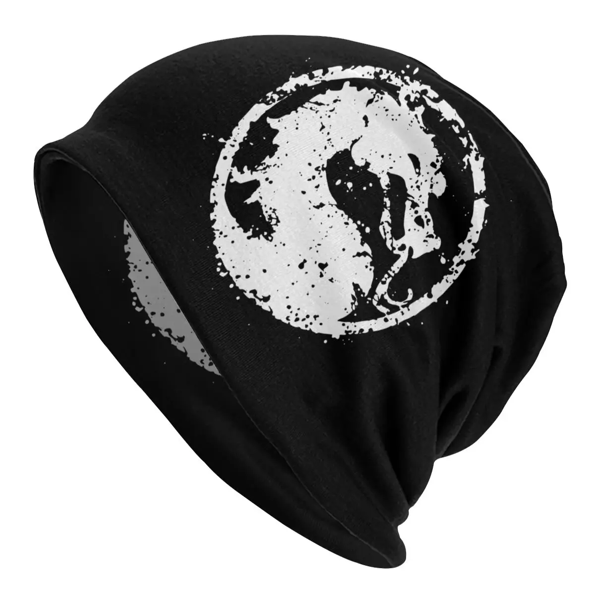 

Mortal Kombat Bonnet Hat Knit Hat Fashion Autumn Winter Outdoor Skullies Beanies Hat Unisex Adult Spring Warm Dual-use Caps