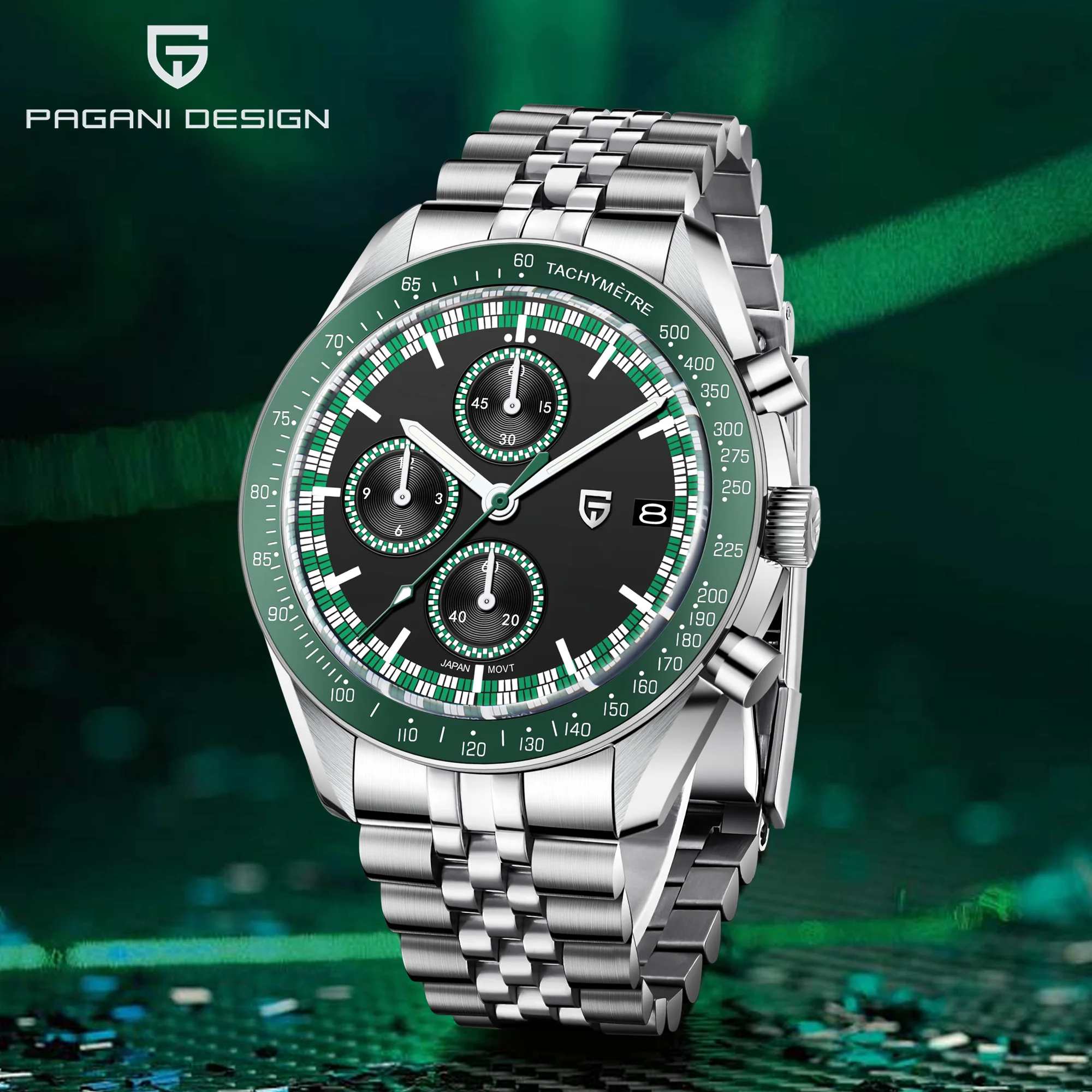 

2025 New PAGANI DESIGN Mens Watch Chronograph Luxury Quartz Watches For Man Sport Waterproof Wristwatch Auto Date Luminous Clock