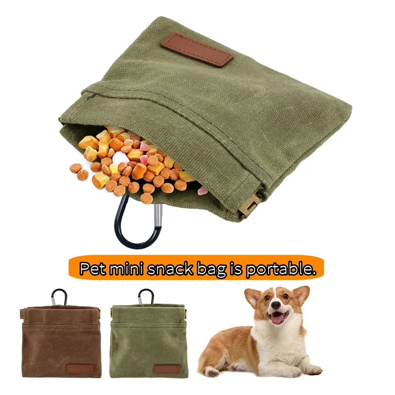 

Dog Training Snack Bag Outdoor Carrying Pet Dog Treat Pouch Portable Pet Food Bag Dispenser Bag Durable Pet Accessories