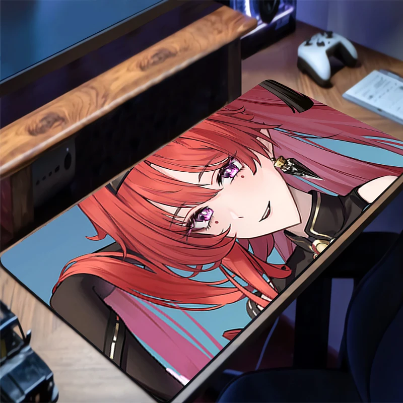 

Anime W-wuthering Waves Yinlin Mouse Pad HD Print Mousepad Particular Computer Gaming Keyboard Pad Accessories Desk Mat