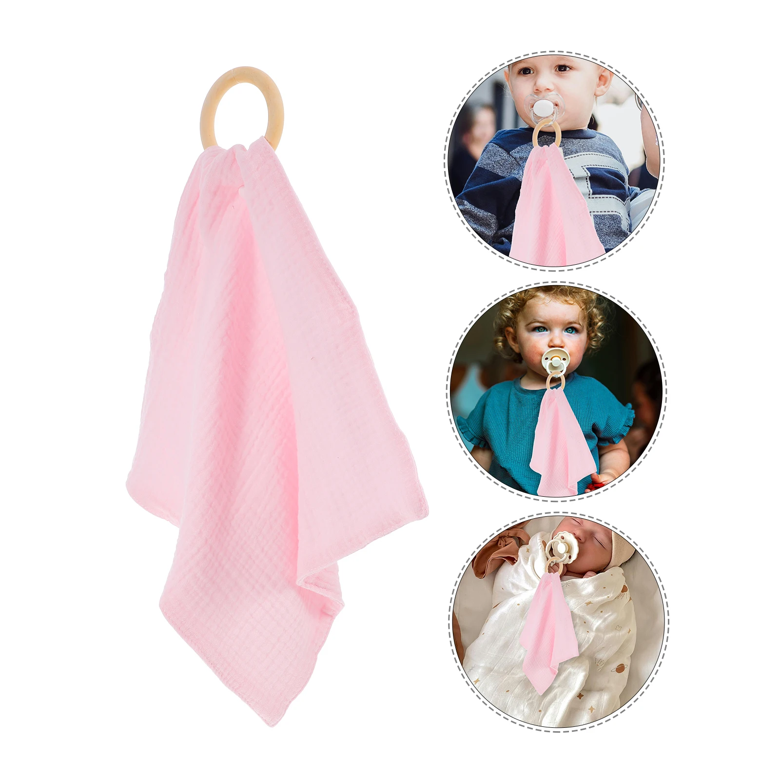 

Baby Soothing Towel Cotton Security Blanket Newborn Toddler Snuggle Comforter Lightweight Soft Cotton Blanket For