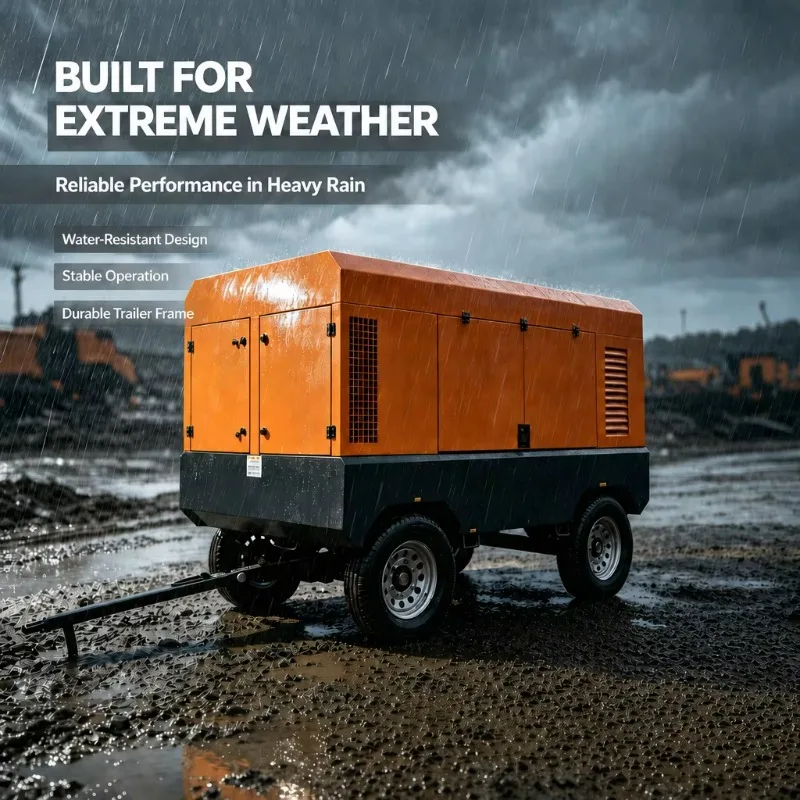 Emergency Rescue Mobile Diesel Screw Air Compressor 193kw 18 Bar Rapid Deployment Factory Price