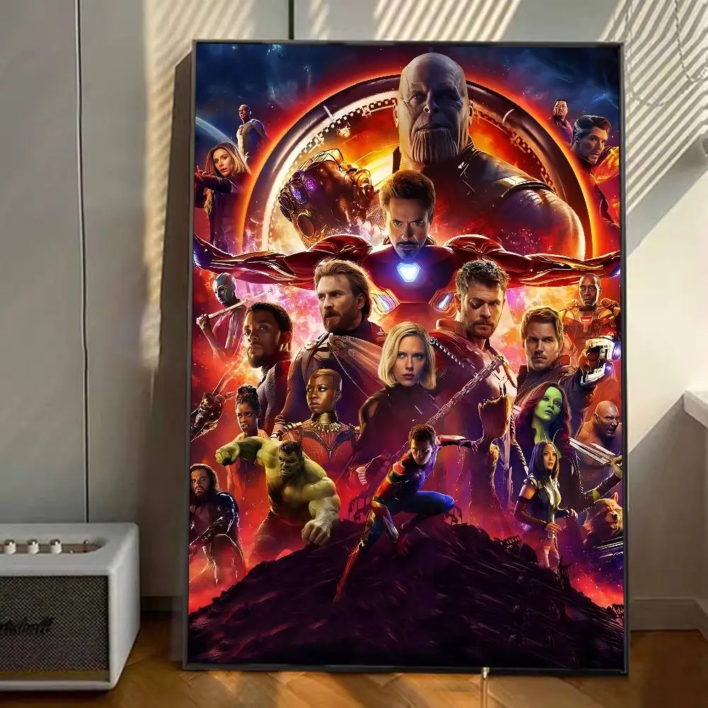 A-المنتقمون إنفينيتي الحرب الفيلم المشارك جدار الفن الطباعة مقاوم للماء غرفة المعيشة المنزلي غرفة نوم بار ديكور جمالي