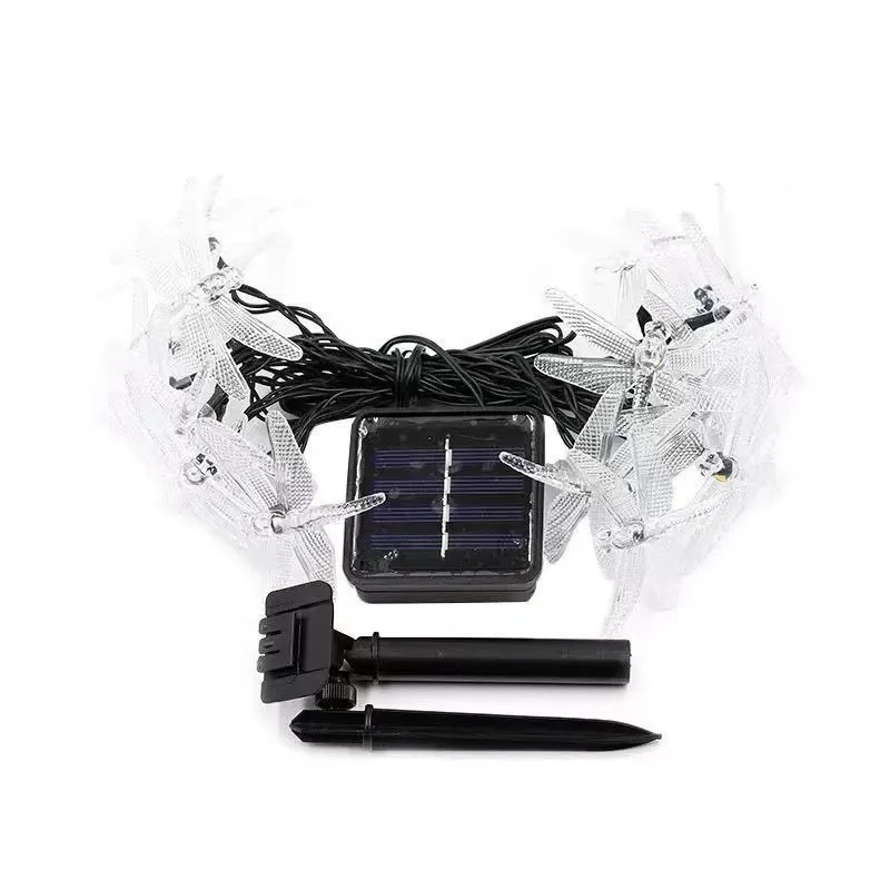 Led Solar Libelle Light String Outdoor Tuin Gazon Light String Kerstsfeer Decoratie Klein Gekleurd Licht