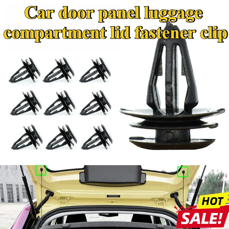 String Cord Clips Retainer Rear Boot Load Cover Parcel Shelf Car Door Trim Fixing Clip Auto Replacement Accessories
