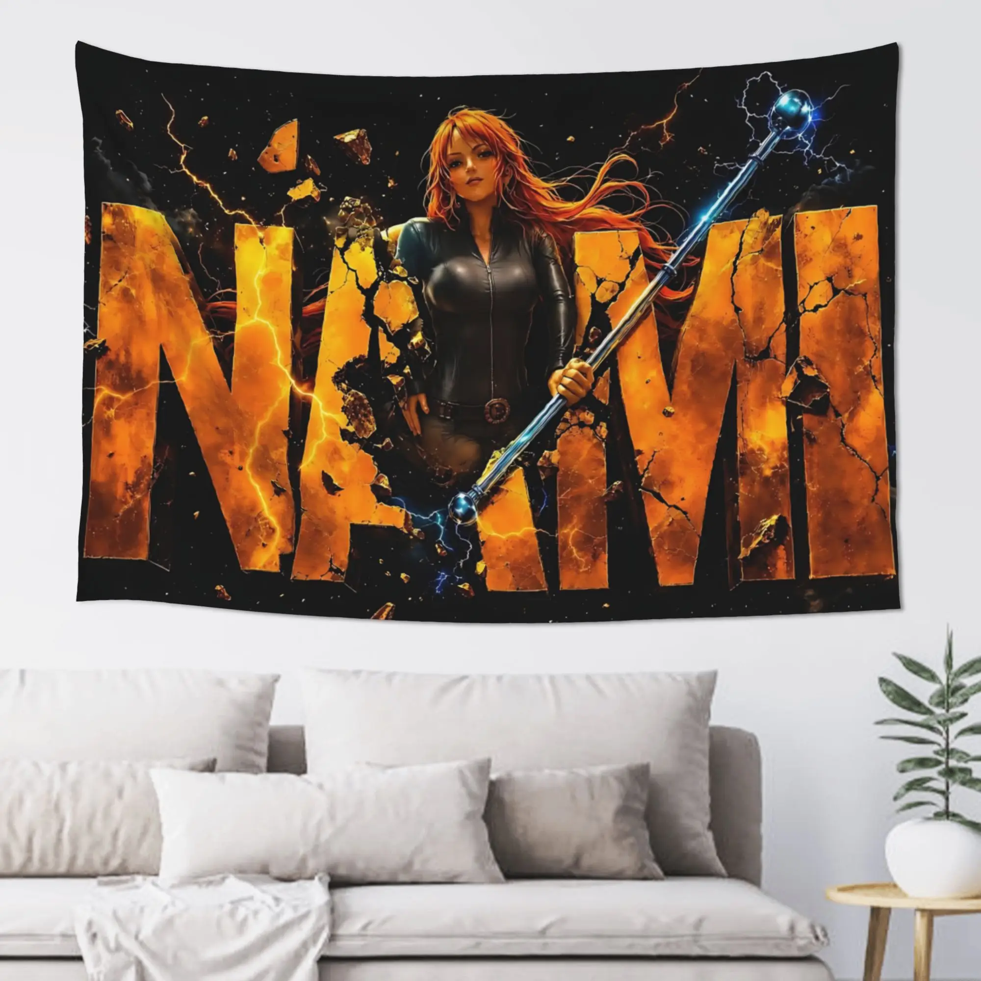Cutecore Anime One Pieces Tapestry Bedroom Decoration  Wall Hanging Blanket Tapestry Cool Stuff For Room