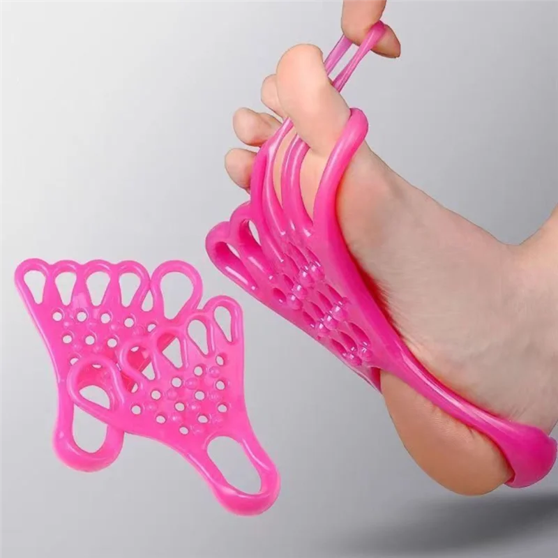 X09A Suitable For Foot Reflexology And For Foot Massage Strongly Stretch The For Foot Extension Band Pink