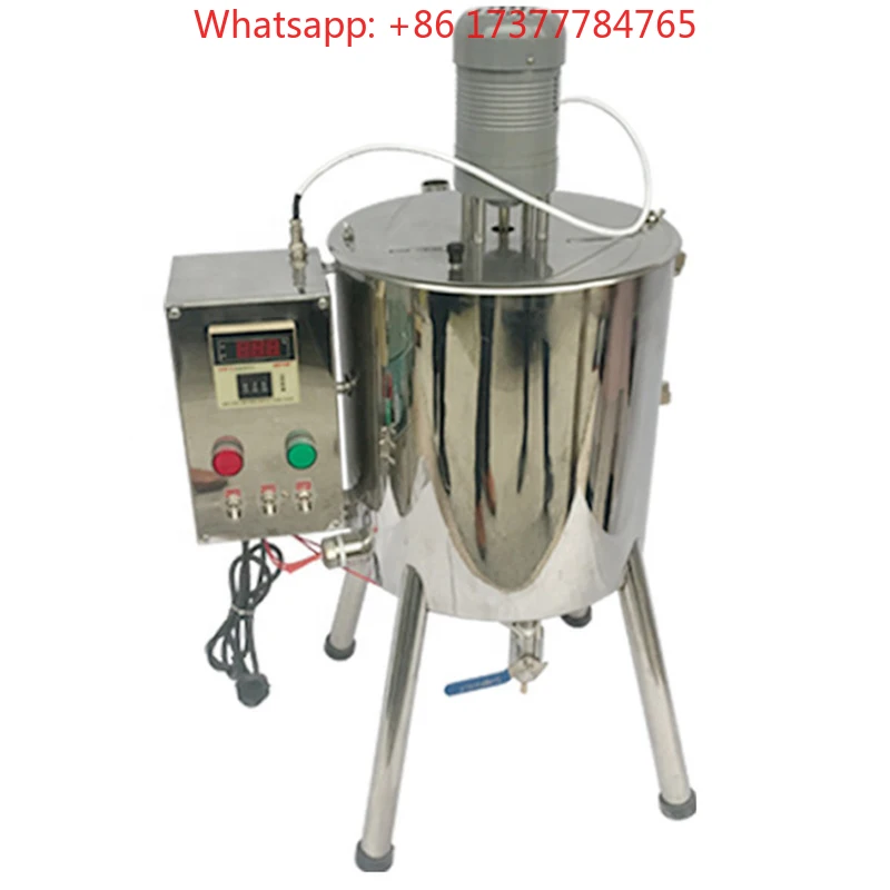 

Нагревательно-мешающая машина из нержавеющей стали на 30 л для помады, восковых мелков, холодных масел, лака для ногтей и мыла, 220В