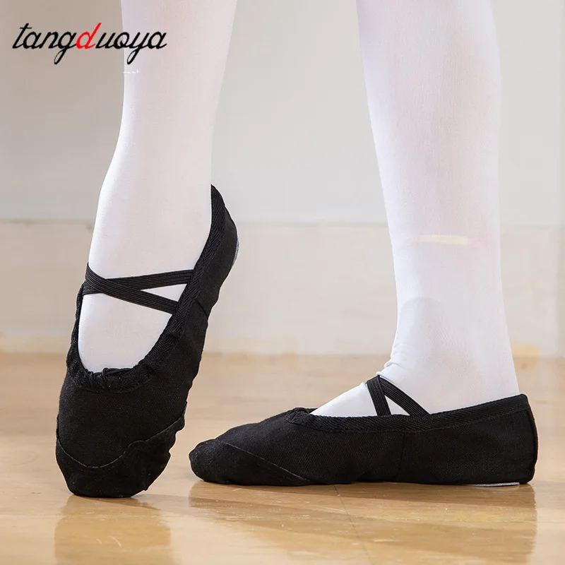 

Балетки для девочек для женщин, детские балетки, женские балетки, детская танцевальная обувь, парусиновая тренировочная обувь на мягкой подошве