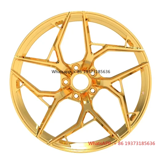 

New High Performance Forged Aviation Aluminum Alloy 5 Hole Passenger Car Wheels Multi Spokes Design 40mm/25mm/100mm Options