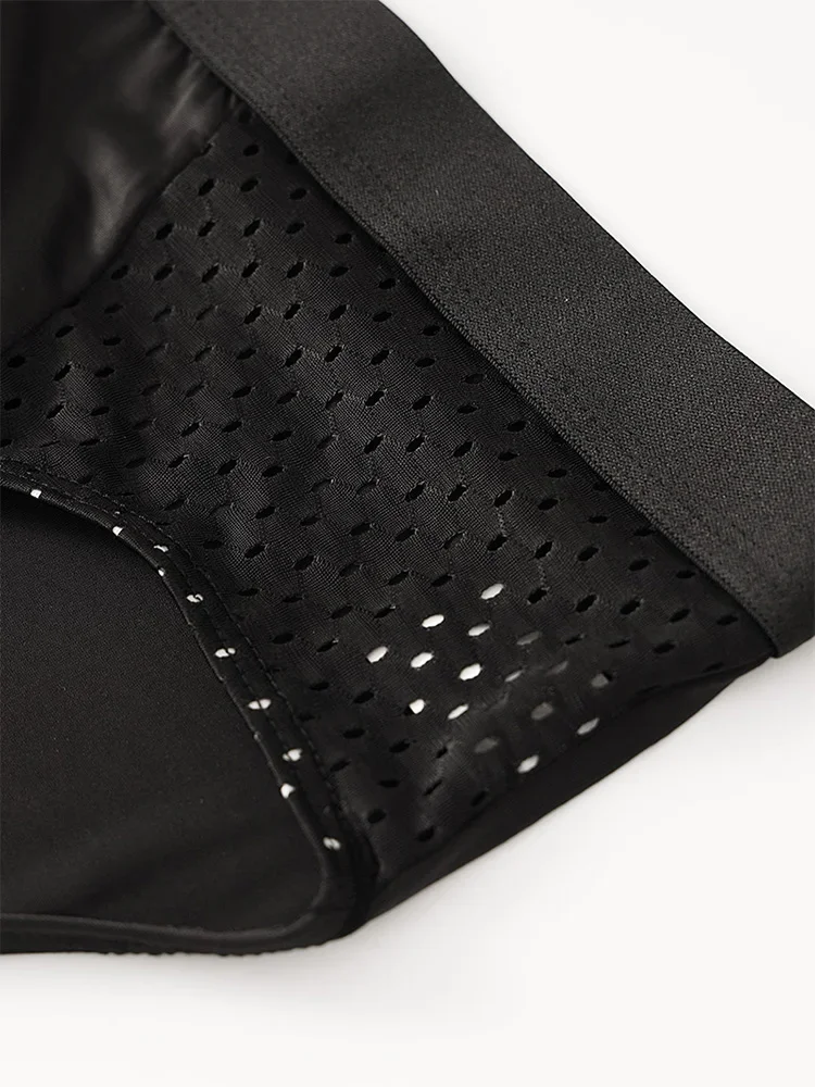 4PCS Men's Mesh Breathable Briefs, Multi-Color Luxury Style, Ice-Feel Quick-Dry, Stereo Cut Underwear